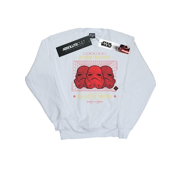 Star Wars Stormtrooper Legion Grid Sweatshirt 4XL Vit White 4XL