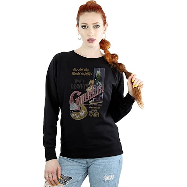 Cinderella Dam/Dam Poster Sweatshirt L Svart Black L