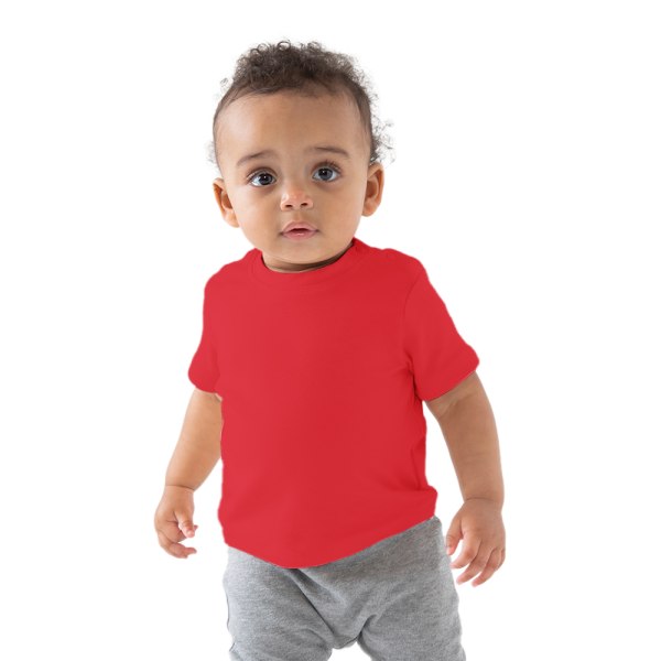Babybugz Baby kortärmad T-shirt 0-3 Röd Red 0-3