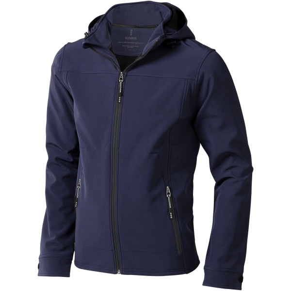 Elevate Herr Langley Softshell Jacka M Marinblå Navy M