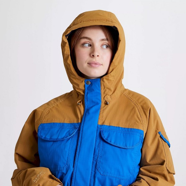 Craghoppers Unisex Adult Hanson Colour Block Parka M Mörk Raffi Dark Raffia/Avalanche Blue M