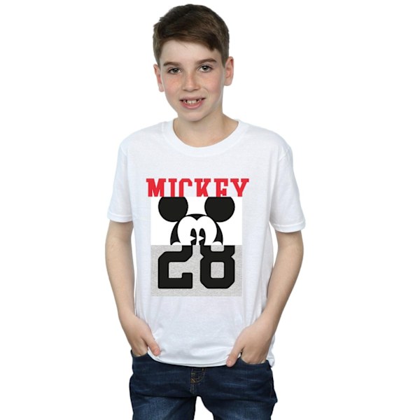 Disney Boys Mickey Mouse Notorious Split T-Shirt 12-13 år Vit White 12-13 Years