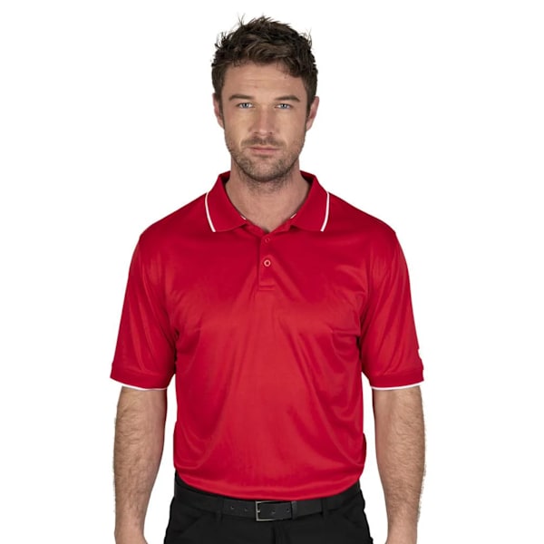 Island Green Herrarnas Prestanda Polotröja 4XL Röd Red 4XL