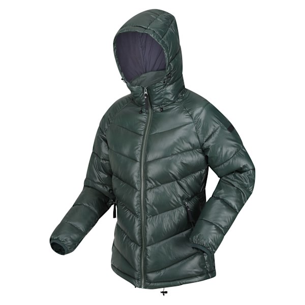 Regatta Womens/Ladies Toploft III Baffled Padded Jacket 16 UK D Darkest Spruce/Seal Grey 16 UK