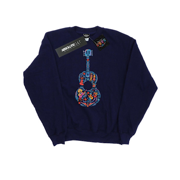 Disney Dam/Dam Coco Gitarr Mönstrad Tröja S Vit White S