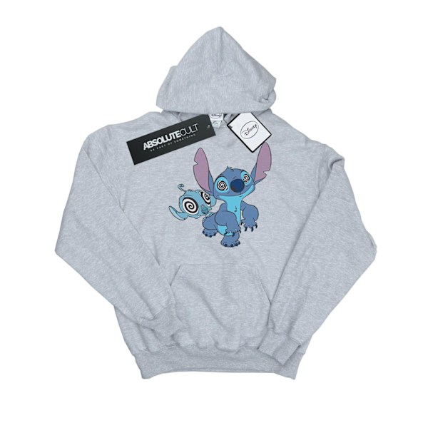 Disney Herr Lilo And Stitch Hypnotiserad Hoodie S Sports Grey Sports Grey S