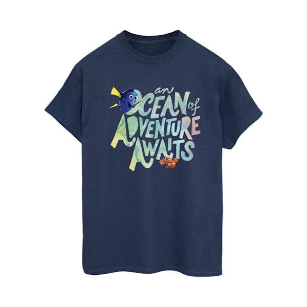 Disney Dam/Damer Finding Dory Ocean Of Adventure Bomull Pojkvän Navy Blue S