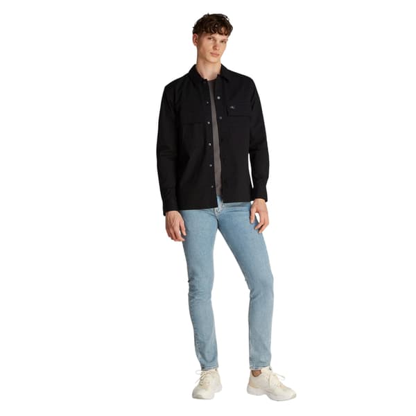 Calvin Klein Herrskjorta i bomull L Svart Black L