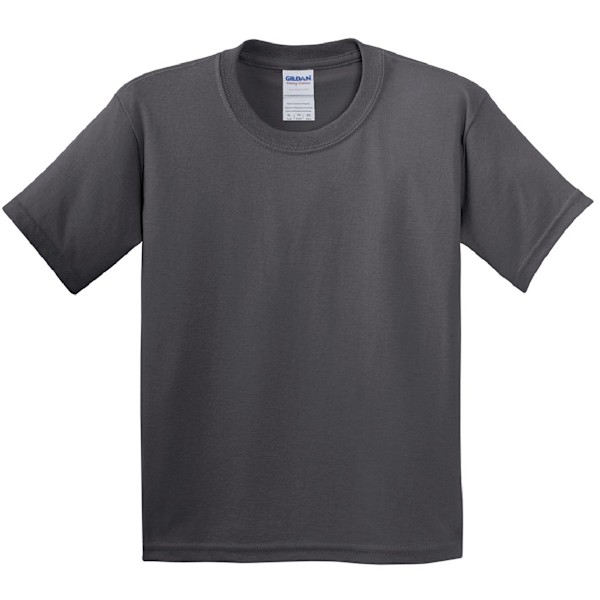 Gildan Youth Unisex Heavy Cotton T-Shirt S Charcoal Charcoal S