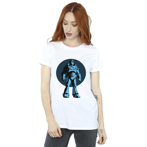Disney Dam/Dam Lightyear Buzz Standing Circle Bomull Boyf White 3XL