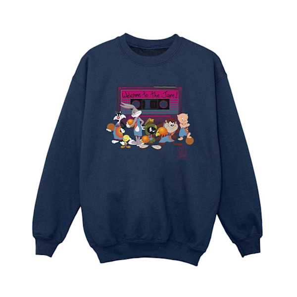 Space Jam: A New Legacy Boys Team Cassette Sweatshirt 5-6 år Navy Blue 5-6 Years
