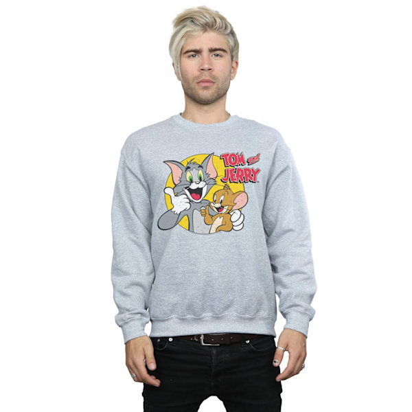 Tom And Jerry Herr Sweatshirt S Sports Grey Sports Grey S