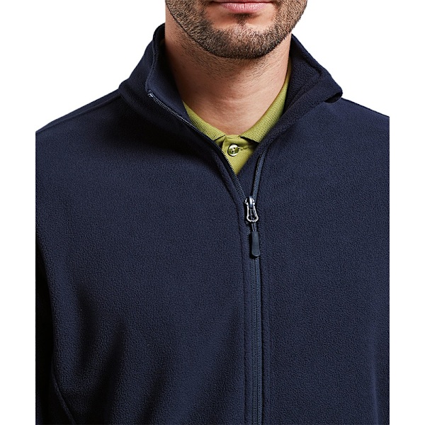Premier Herr Recyclight Microfleece Full Zip Jacka 4XL Marinblå Navy 4XL