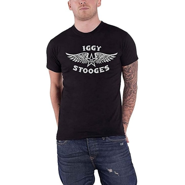 Iggy & The Stooges Unisex Vuxen Wings T-Shirt M Svart Black M
