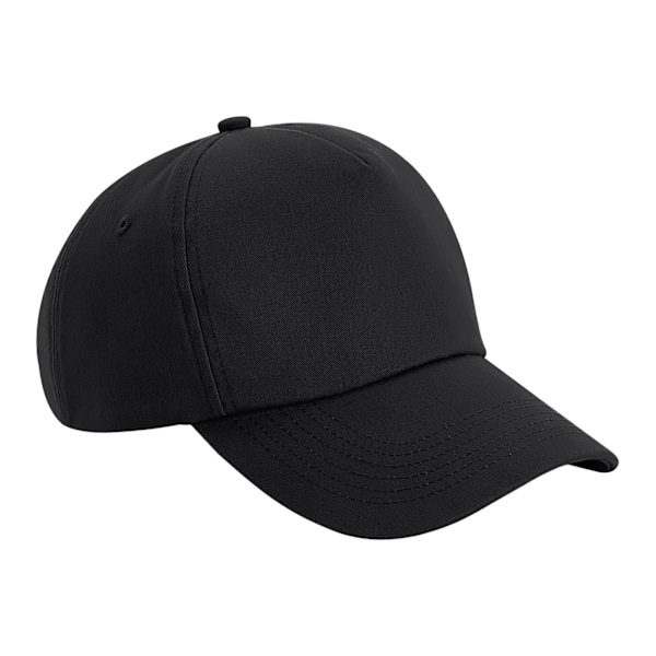 Beechfield Authentic 5-Panel Keps One Size Svart Black One Size
