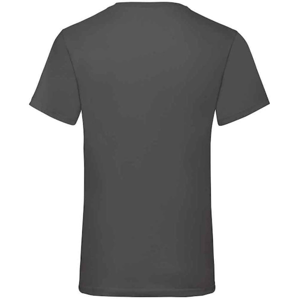 Fruit of the Loom Valueweight V-ringad T-shirt för män M Ljusgrafit Light Graphite M