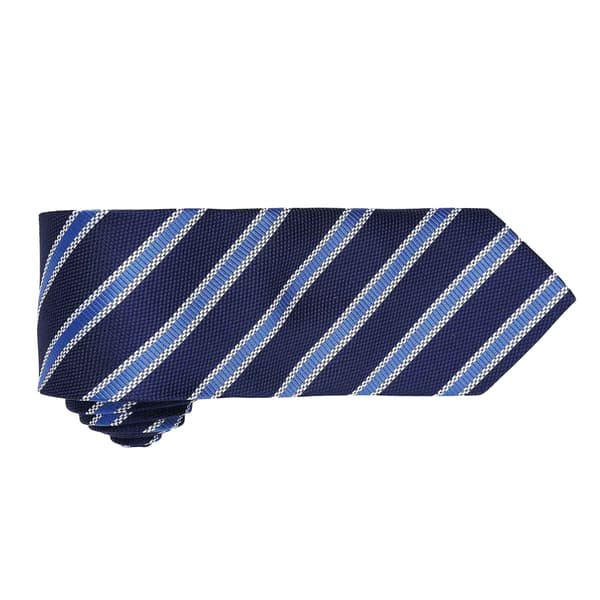 Premier Herr Randig Våffel Slips 1 Storlek Marinblå/Kunglig Blå Navy/Royal Blue One Size