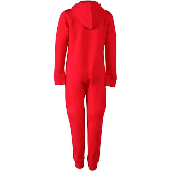 SF Minni Barn/Barn All-In-One Nattkläder 9-10 År Bright Bright Red 9-10 Years