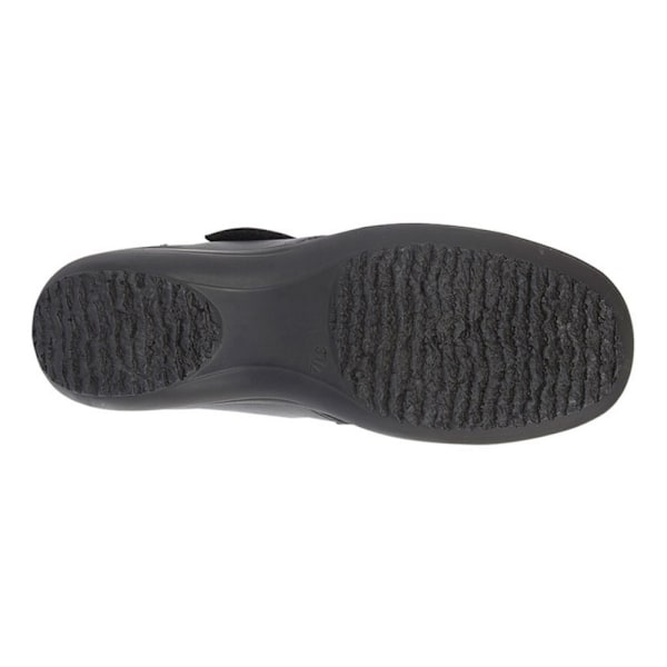 Mod Comfys Dam/Dam breda passform Softie läder ankelstövlar 6 Black 6 UK