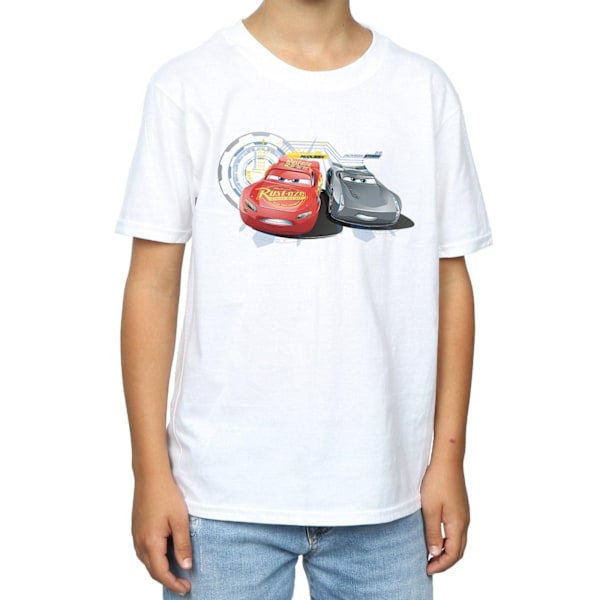 Disney Boys Cars Lightning Vs Storm T-Shirt 9-11 år Svart Black 9-11 Years