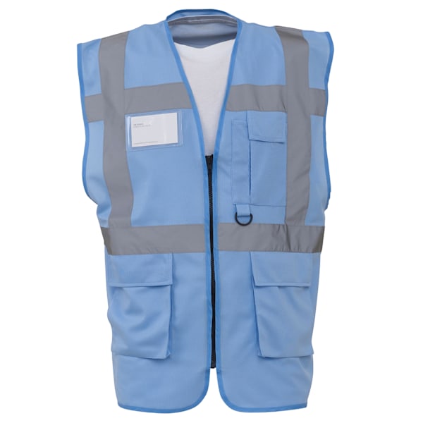 Yoko Hi-Vis Premium Executive/Manager Väst / Jacka 3XL Sky Blue Sky Blue 3XL