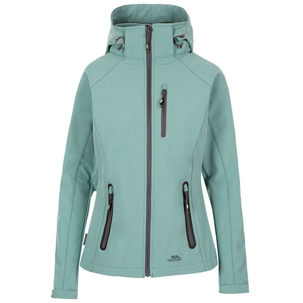 Trespass Womens/Ladies Bela II Vattentät Softshelljacka XL Teal Mist XL