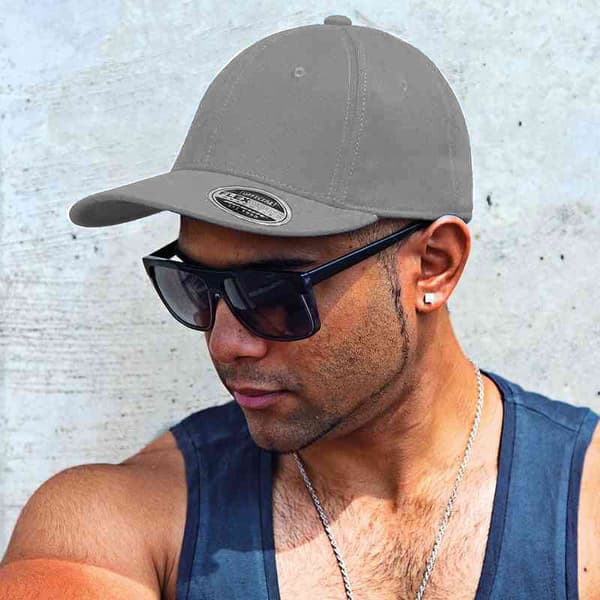 Result Unisex Core Kansas Flex Baseball Cap S/M Cool Grey Cool Grey S/M