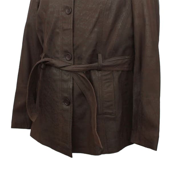 Eastern Counties Leather Dam/Dam Klassisk Läderjacka 2 Chocolate 20 UK