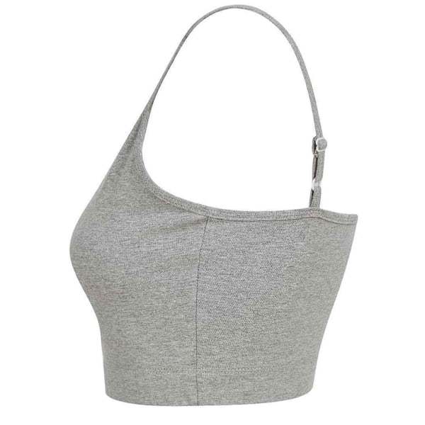 SF Dam/Kvinnor Hållbar Croppad Camisole XL Heather Grey Heather Grey XL