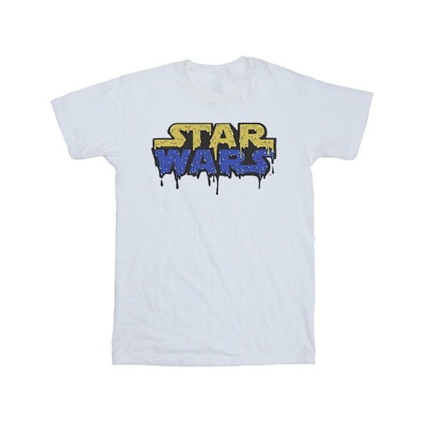 Star Wars Boys Logo Jelly T-shirt 9-11 år Vit White 9-11 Years