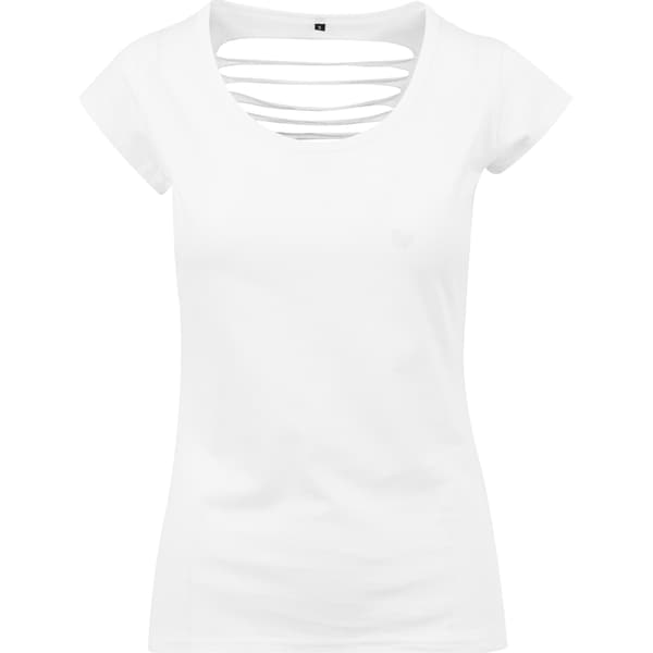 Bygg ditt varumärke Dam/Dam Back Cut Tee XS Vit White XS