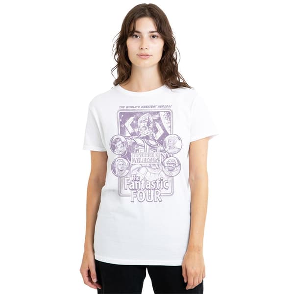 Fantastic Four Dam T-shirt S Vit White S