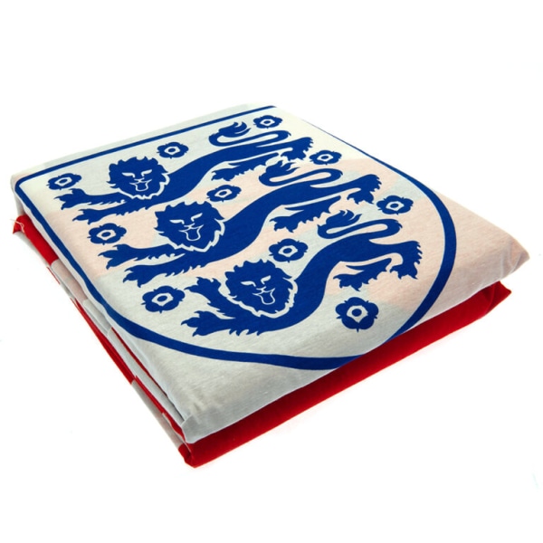 England FA 3 Lions Cover Set Set Vit/Röd/Blå White/Red/Blue Double