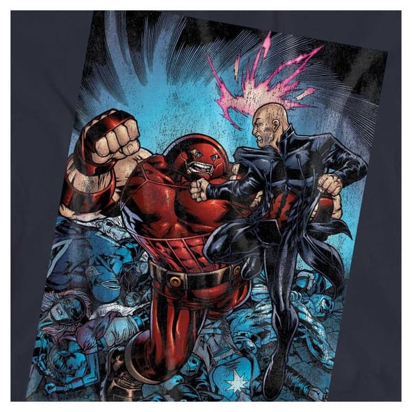 X-Men Dam/Dam Destroy Juggernaught T-shirt L Mörkblå Deep Navy L