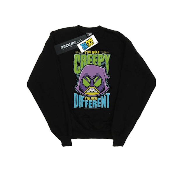 DC Comics Girls Teen Titans Go Creepy Raven Sweatshirt 5-6 år Black 5-6 Years