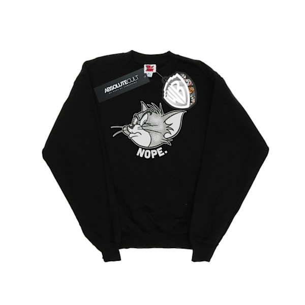 Tom And Jerry Herr Nope Face Sweatshirt L Svart Black L