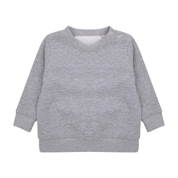 Larkwood Baby Crew Neck Sweatshirt 24-36 månader Heather Grey Heather Grey 24-36 Months