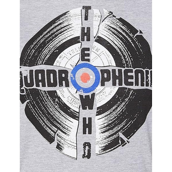 The Who Unisex Adult Quadrophenia Bomull T-Shirt S Grå Grey S