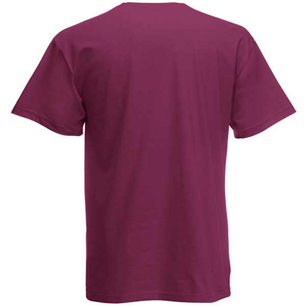 Herr T-shirt med korta ärmar XX Large Oxblood Oxblood XX Large