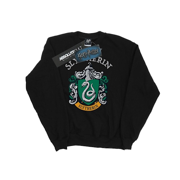 Harry Potter T-shirt för flickor med Slytherins emblem, 9-11 år, svart Black 9-11 Years