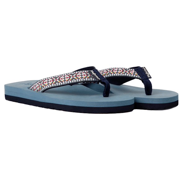 Weird Fish Dam/Dam Adila Flätade Flip-Flops 3 UK Navy Navy 3 UK