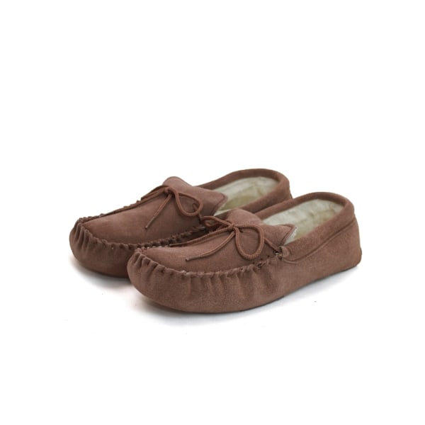 Eastern Counties Leather Unisex Ullbland Mjuka Sulor Mokasiner Camel 7 UK