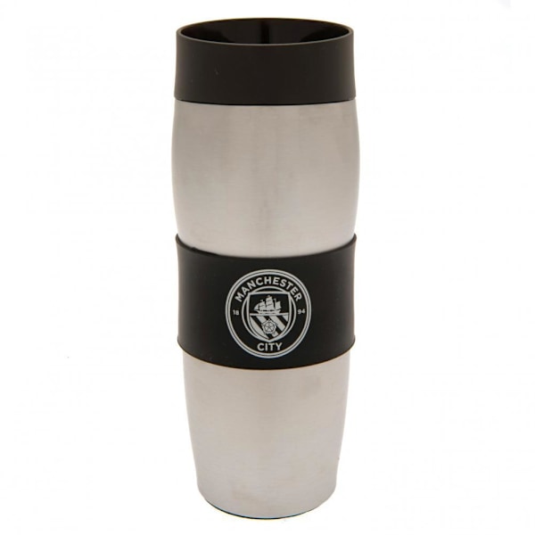 Manchester City FC Termosflaska En Storlek Grå/Svart Grey/Black One Size