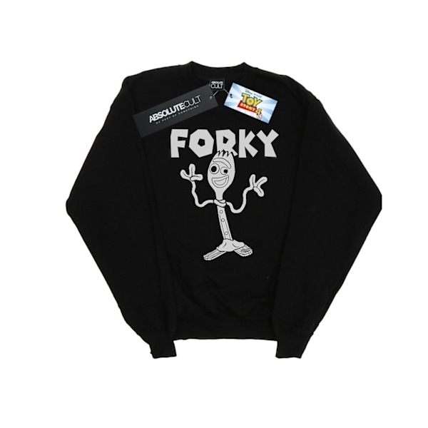 Disney Pojkar Toy Story 4 Forky Sweatshirt 7-8 År Svart Black 7-8 Years