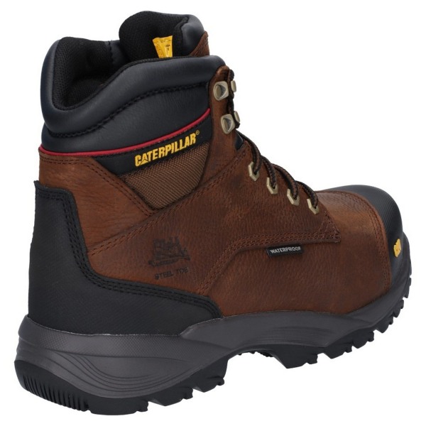 Caterpillar Mens Spiro Lace Up Waterproof Safety Boot 9 UK Dark Dark Brown 9 UK