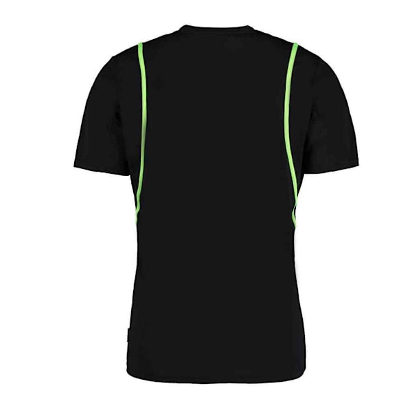 Kustom Kit Gamegear Cooltex T-shirt för män, 3XL, svart/lime Black/Lime 3XL