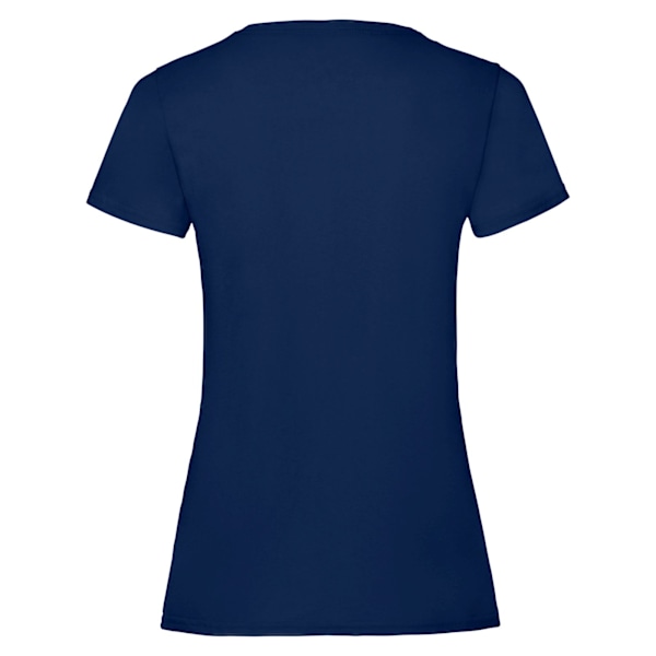 Fruit Of The Loom Dam/Kvinnors Lady-Fit Valueweight Kortärmad T-shirt Navy XS