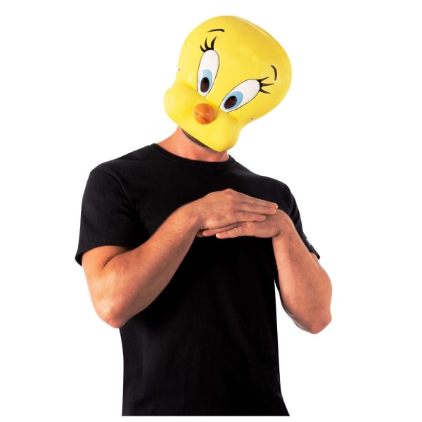Space Jam Tweety Bird 1/2 Mask One Size Gul Yellow One Size