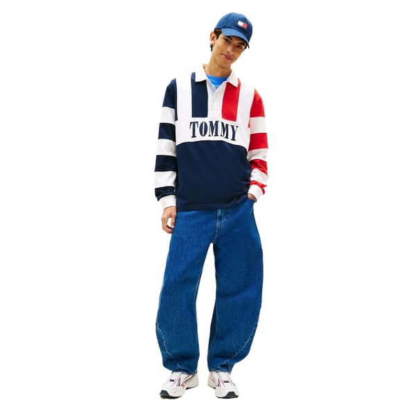 Tommy Jeans Herr Archive Pikétröja L Mörkblå Dark Navy L