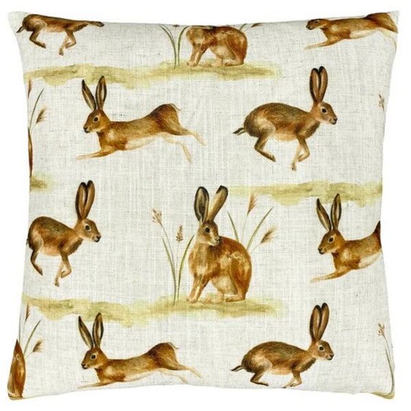 Evans Lichfield Country Hare Cover One Size Cream/Brown Cream/Brown One Size